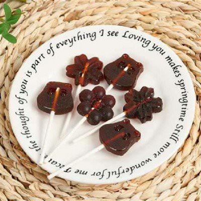 Bala dura com sabor de pêra